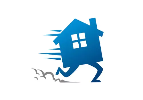 fast-house-design-symbol-icon-template