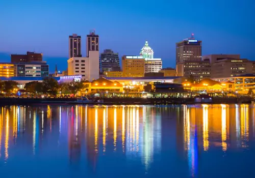Peoria-skyline-at-dusk