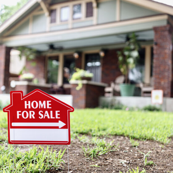 A fast home sales process featuring an American house for sale